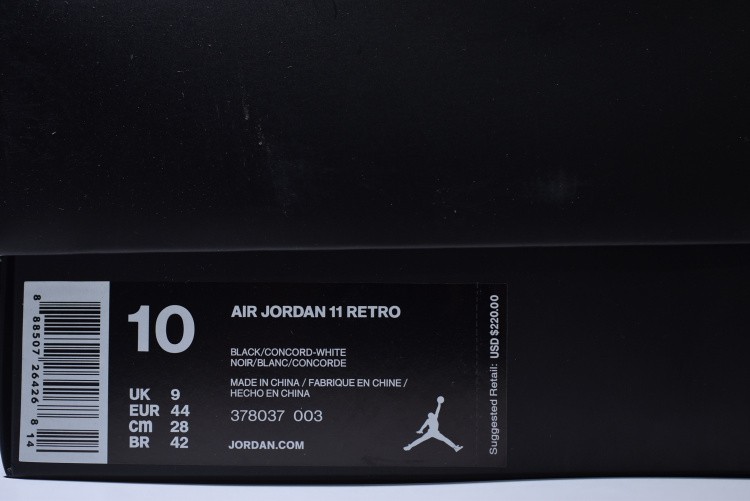 AIR JORDAN 11 RETRO "SPACE JAM 2016 RELEASE" mens 378037-003