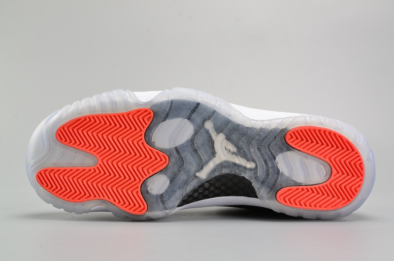 AIR JORDAN 11 RETRO LOW "INFRARED 23" black mens 528895-023
