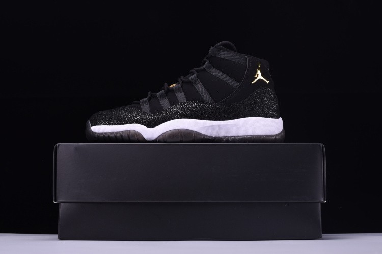 AIR JORDAN 11 RETRO PREM HC "HEIRESS" BLACK/ gold-white 852625-030