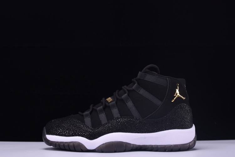 AIR JORDAN 11 RETRO PREM HC "HEIRESS" BLACK/ gold-white 852625-030