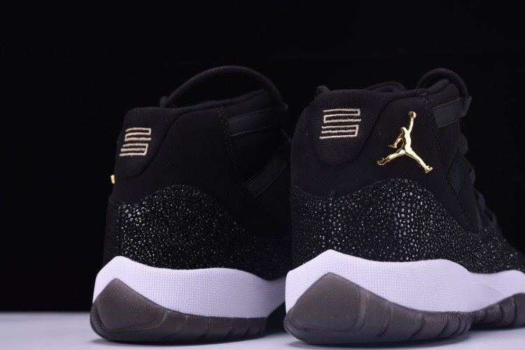 AIR JORDAN 11 RETRO PREM HC "HEIRESS" BLACK/ gold-white 852625-030