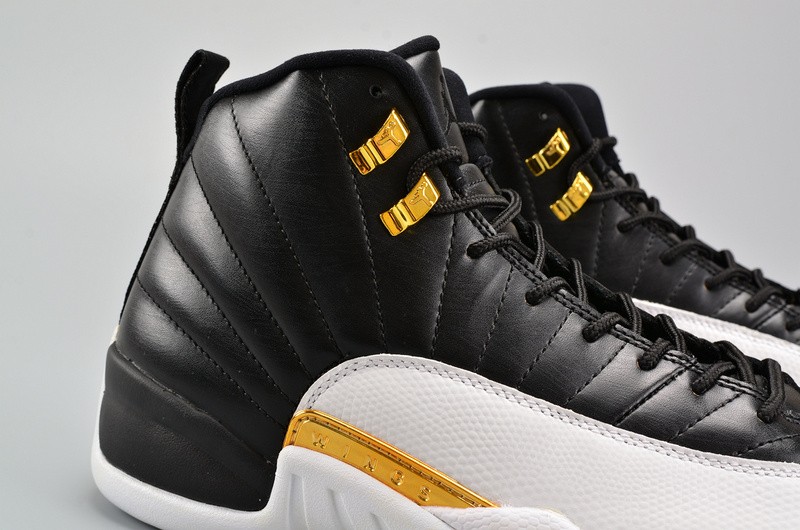 AIR JORDAN 12 RETRO "WINGS" black/ metallic gold-white mens 848692-033