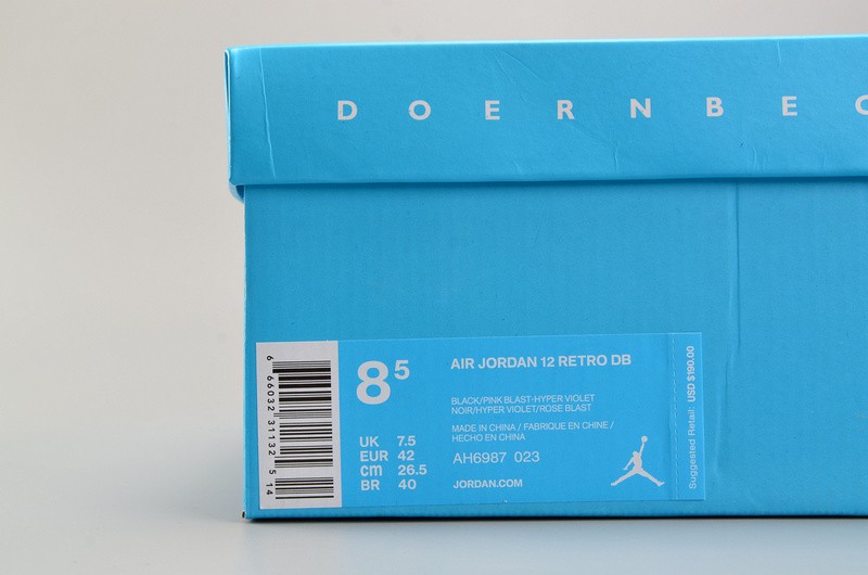 AIR JORDAN 12 RETRO DB "DOERNBECHER" black mens AH6987-023