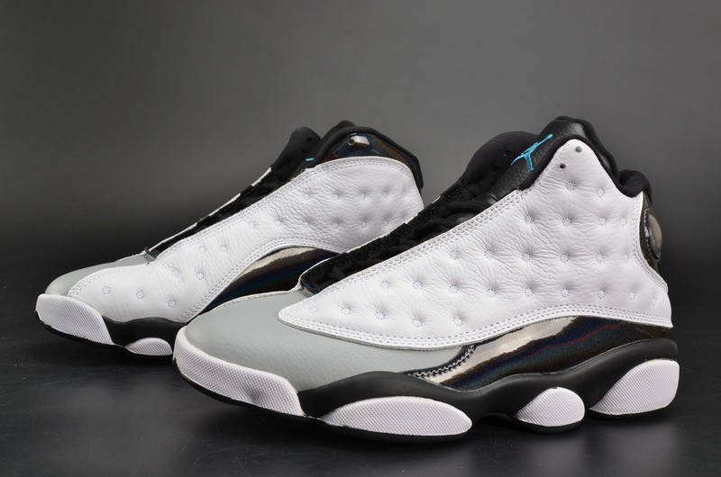 Air Jordan 13 Retro “Barons Hologram” white/grey mens 414571-115