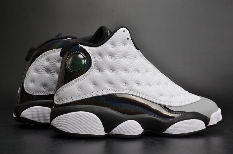 Air Jordan 13 Retro “Barons Hologram” white/grey mens 414571-115