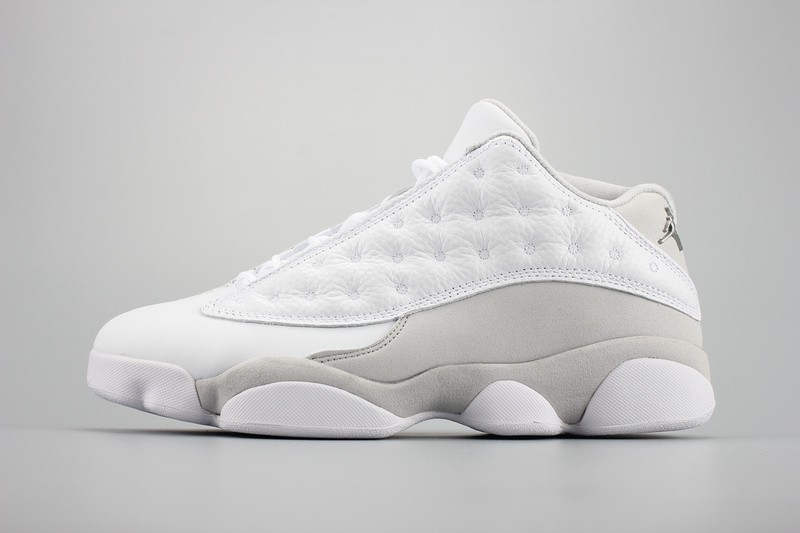 Air Jordan 13 Low“Pure Money” white mens 310810-100