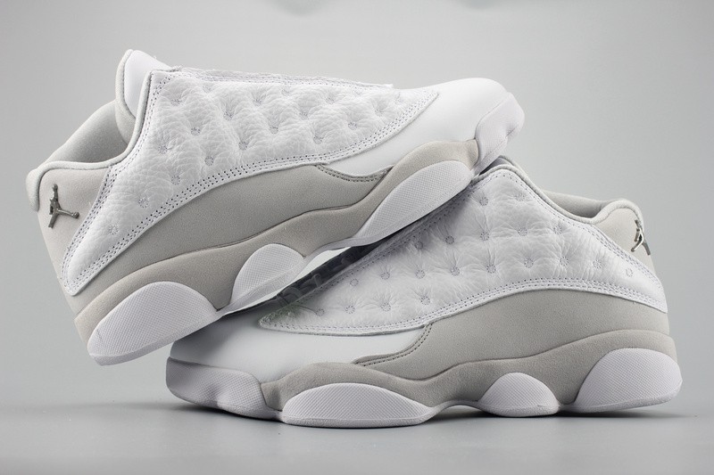 Air Jordan 13 Low“Pure Money” white mens 310810-100