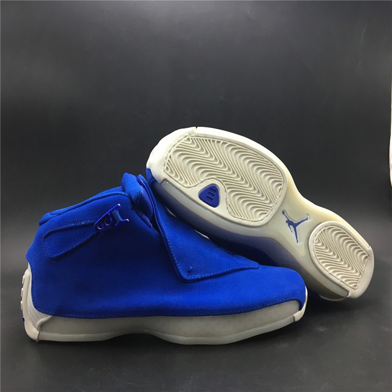 Air Jordan 18 Blue Suede AA2494-401
