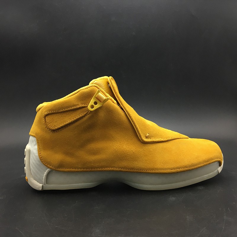Air Jordan 18 Yellow Suede AA2494-701