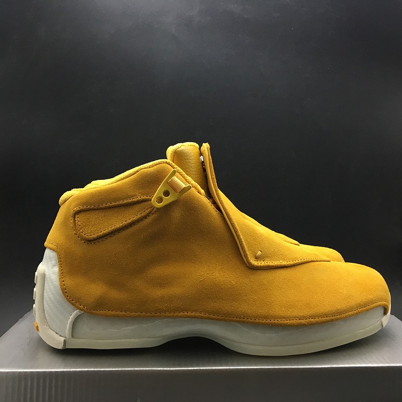 Air Jordan 18 Yellow Suede AA2494-701