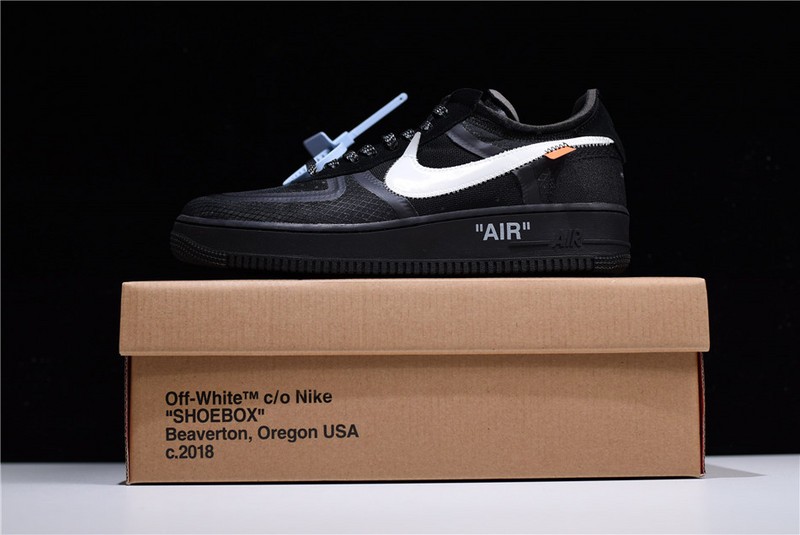Off-White Nike Air Force 1 Low Black AO4606-001
