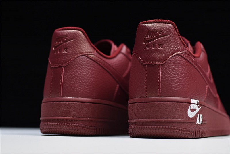 Nike Air Force 1 Low 07 LTHR Sail Team Red AJ7280-600