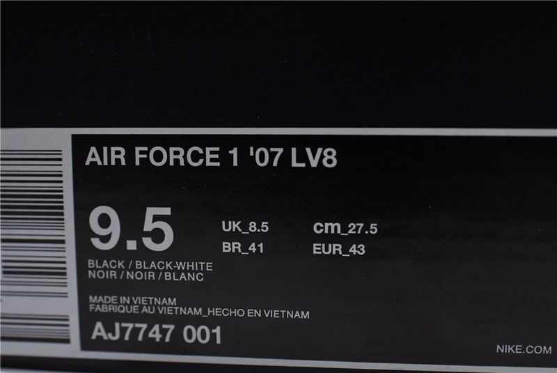 Nike Air Force 1 LV8 Utility BLACK AJ7747-001