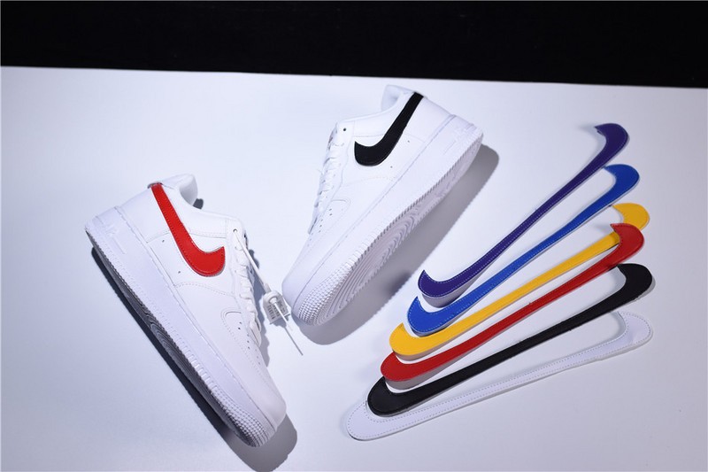 Nike Air Force 1 Velcro Swoosh Pack White | AH8462-102