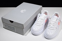 Nike womens Air Force 1 Low white pink AH0287-102