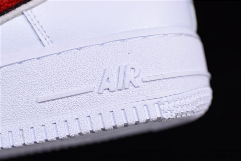 Nike Air Force 1 Low LV8 3D Chenille Swoosh White Red Blue 823511-106