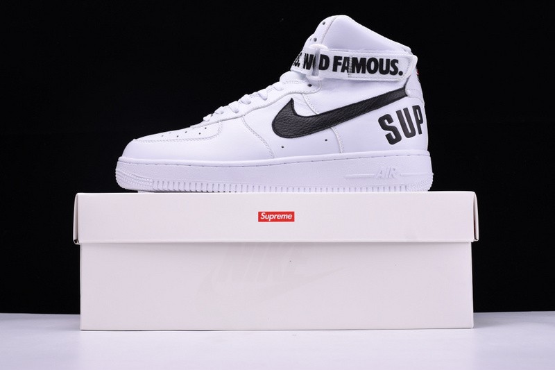 Nike S*p*e Air Force 1 One High White World Famous 698696-100