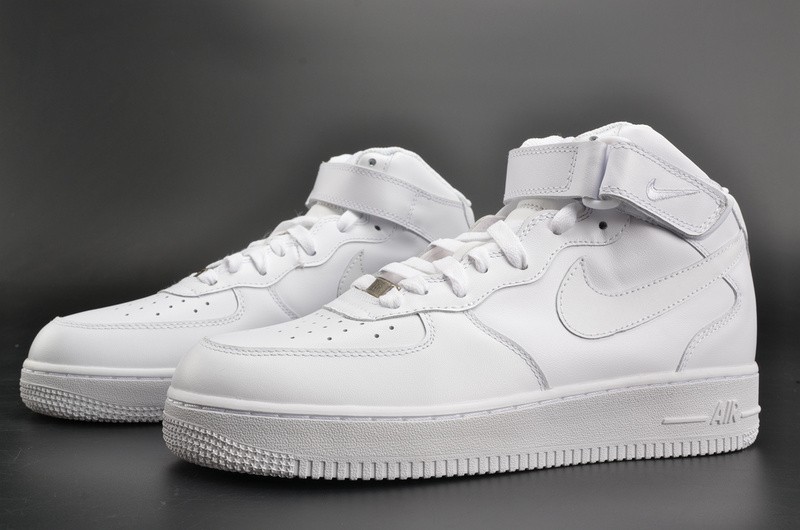 Nike Air Force 1 Mid Triple White 315123-111
