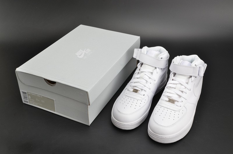 Nike Air Force 1 Mid Triple White 315123-111