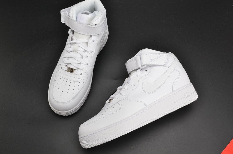 Nike Air Force 1 Mid Triple White 315123-111
