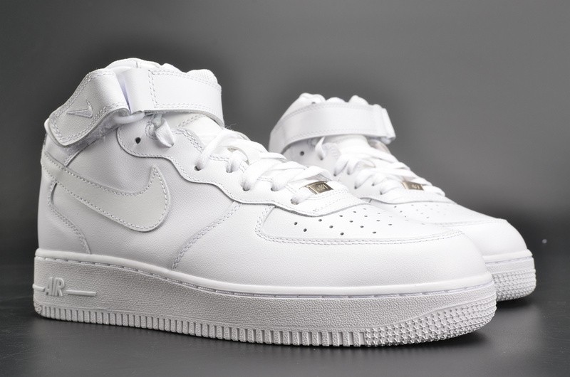 Nike Air Force 1 Mid Triple White 315123-111