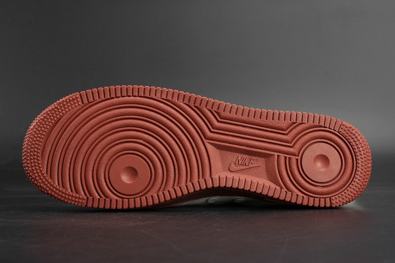 NIKE SF AIR FORCE 1 MID "RED IVORY" WHITE MENS 917753-100