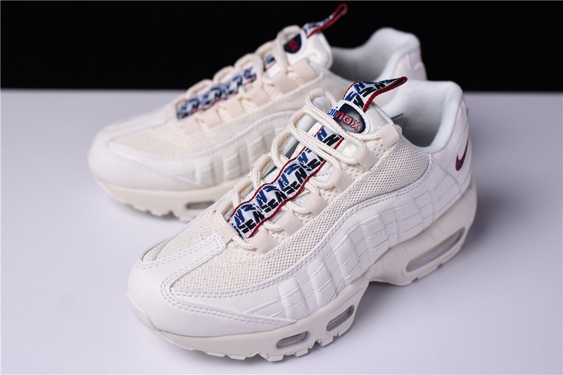Nike AIR MAX 95 TT "PULL TAB" white/ gym blue - gym red AJ1844-101