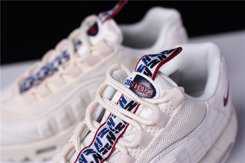 Nike AIR MAX 95 TT "PULL TAB" white/ gym blue - gym red AJ1844-101