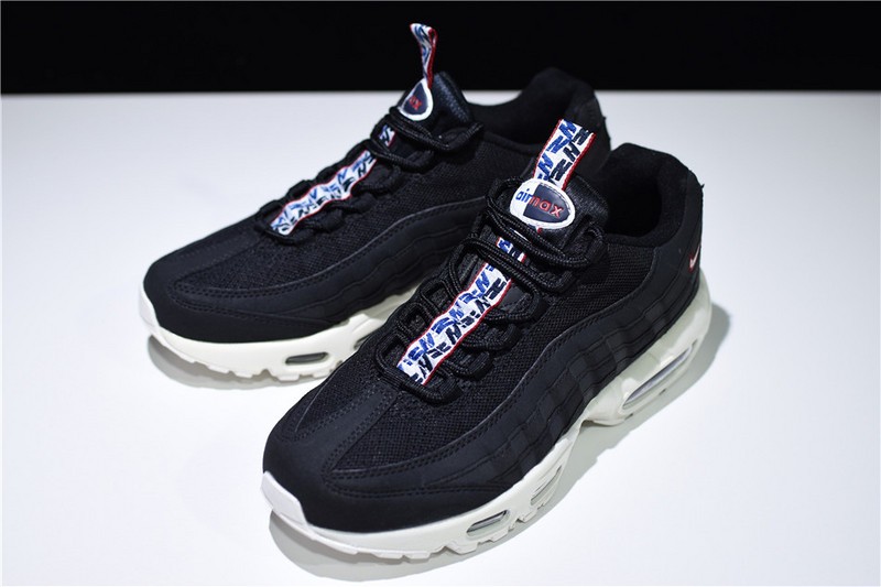 Nike AIR MAX 95 TT "PULL TAB" black/ sail-gym red AJ1844-002