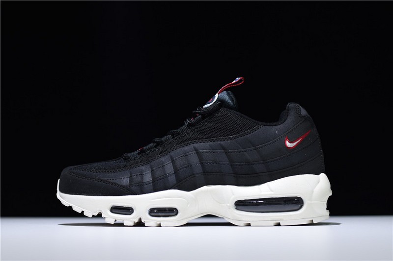 Nike AIR MAX 95 TT "PULL TAB" black/ sail-gym red AJ1844-002