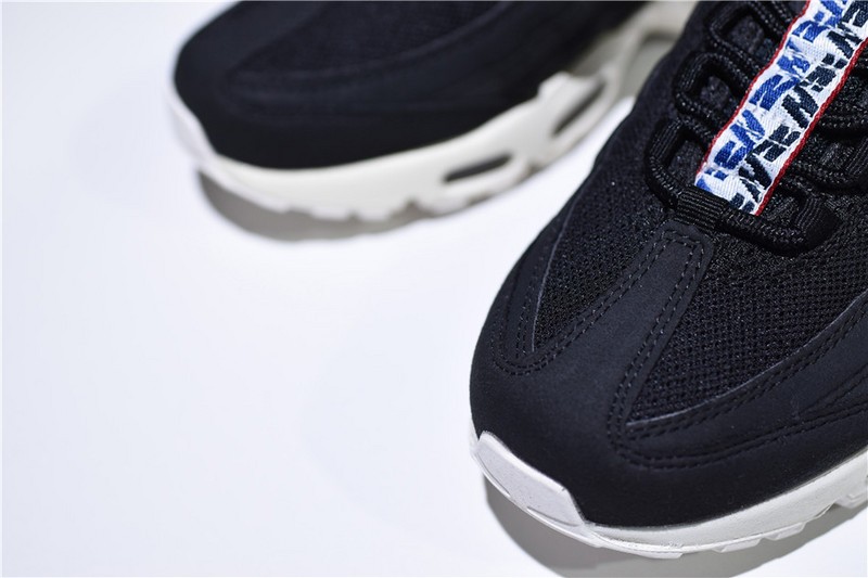 Nike AIR MAX 95 TT "PULL TAB" black/ sail-gym red AJ1844-002