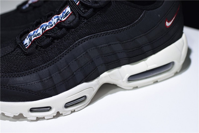 Nike AIR MAX 95 TT "PULL TAB" black/ sail-gym red AJ1844-002