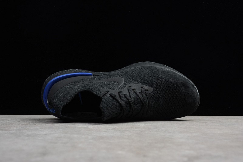 NIKE EPIC REACT FLYKNIT BLACK RACER BLUE AQ0067-004