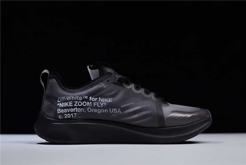 Off-White x Nike Zoom Fly SP Black AJ4588-001