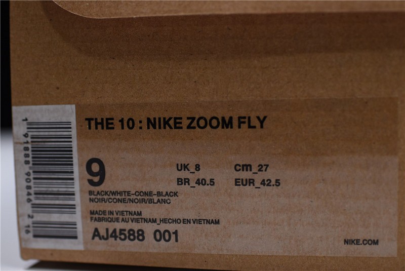 Off-White x Nike Zoom Fly SP Black AJ4588-001