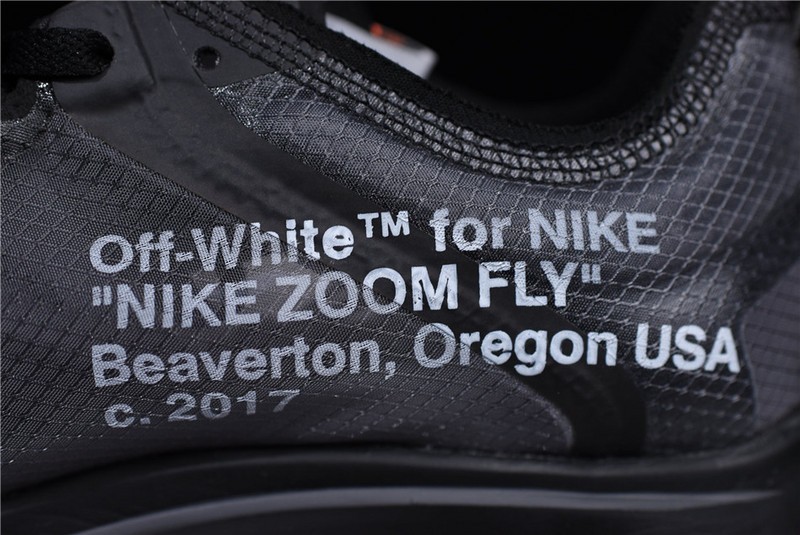 Off-White x Nike Zoom Fly SP Black AJ4588-001
