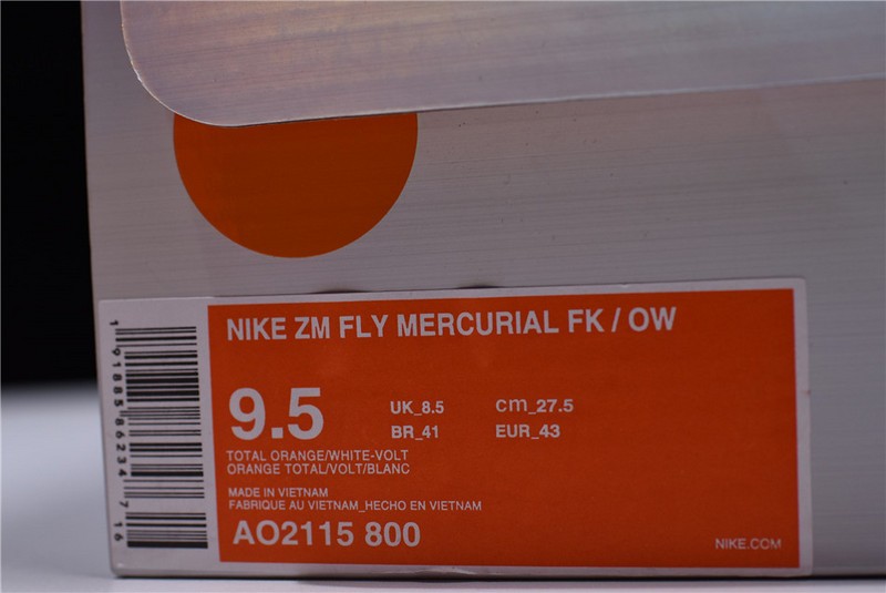 Nike x Off-White Zoom Fly Mercurial Flyknit Total Orange AO2115-800