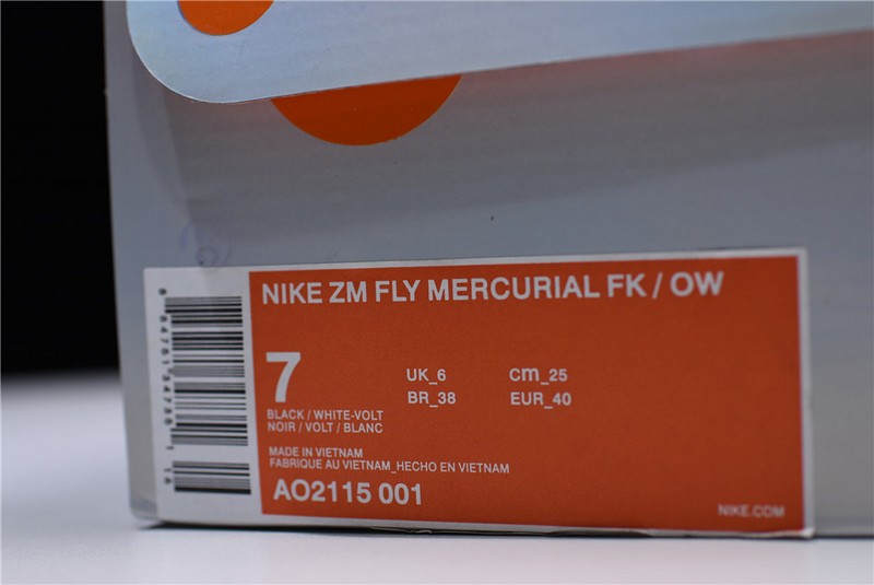 Nike x Off-White Zoom Fly Mercurial Flyknit Black AO2115-001
