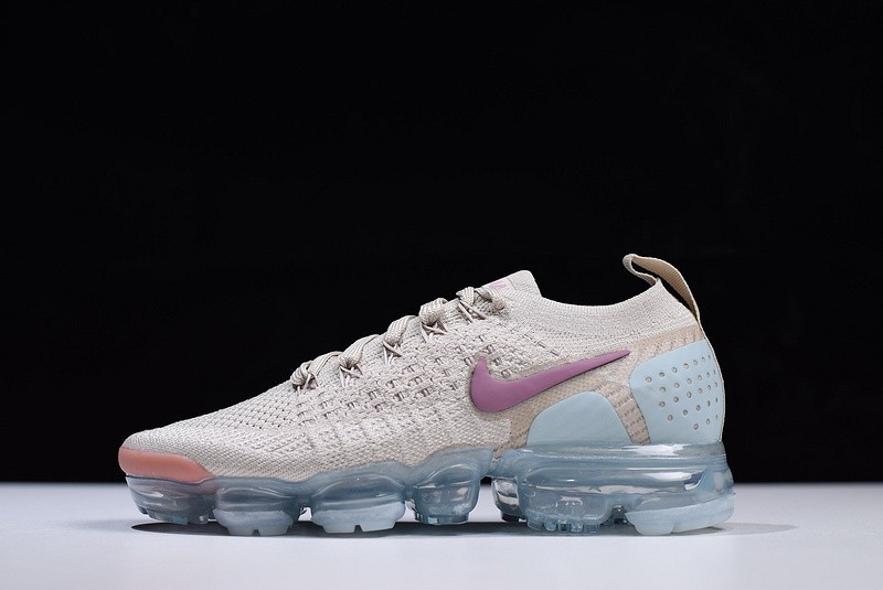 Nike Air VaporMax Flyknit 2.0 Particle Beige/Smokey Mauve womens 942843-203