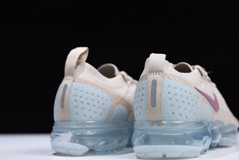 Nike Air VaporMax Flyknit 2.0 Particle Beige/Smokey Mauve womens 942843-203