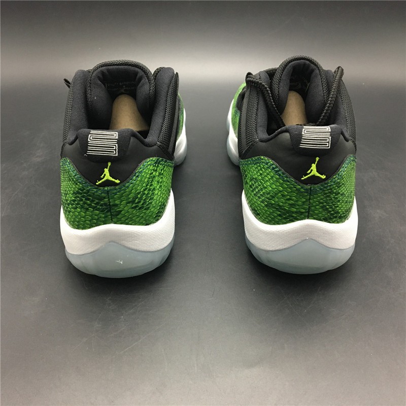 Jordan 11 Retro Low Green Snakeskin 528895- 033