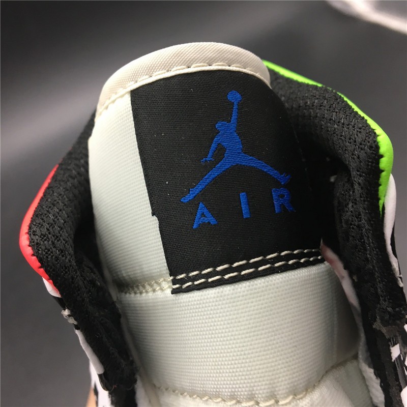 Air Jordan 1 Mid All-Over Logos 554724-119