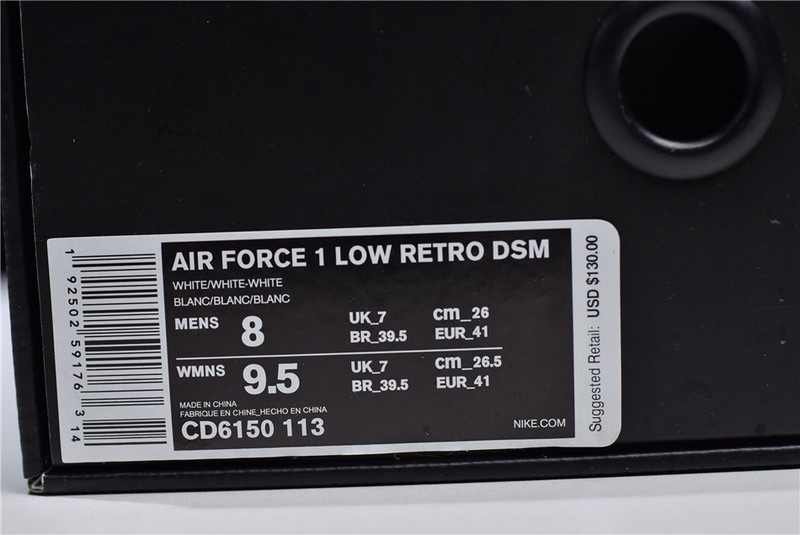 Nike Air Force 1 Low Retro DSM White CD6150-113