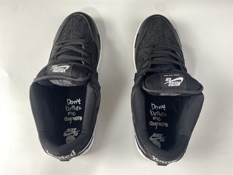 Wasted Youth × Nike Dunk SB Low “Black” DD8386-001