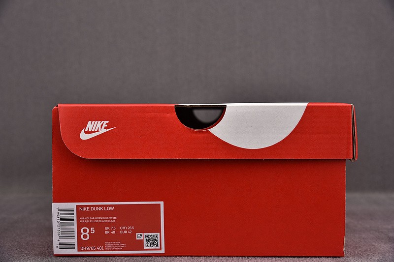 Nike Dunk Low Clear Blue Swoosh DH9765-401