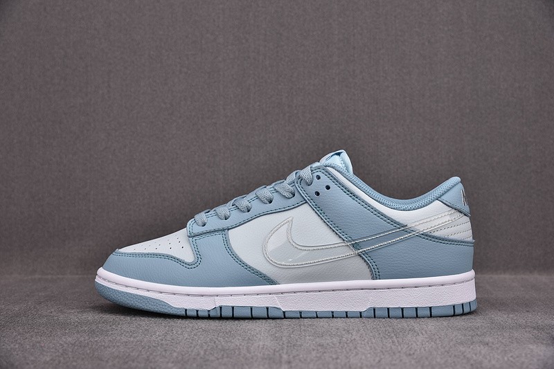 Nike Dunk Low Clear Blue Swoosh DH9765-401