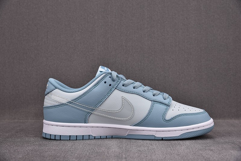 Nike Dunk Low Clear Blue Swoosh DH9765-401