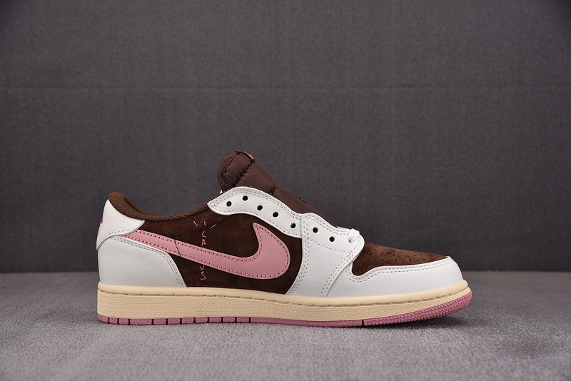 Travis Scott x Air Jordan 1 Low OG Velvet Brown DM7866-202-1