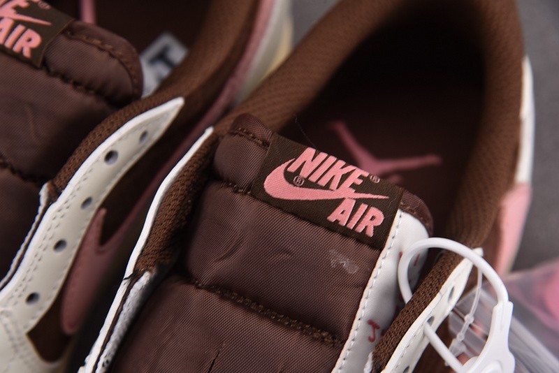 Travis Scott x Air Jordan 1 Low OG Velvet Brown DM7866-202-1