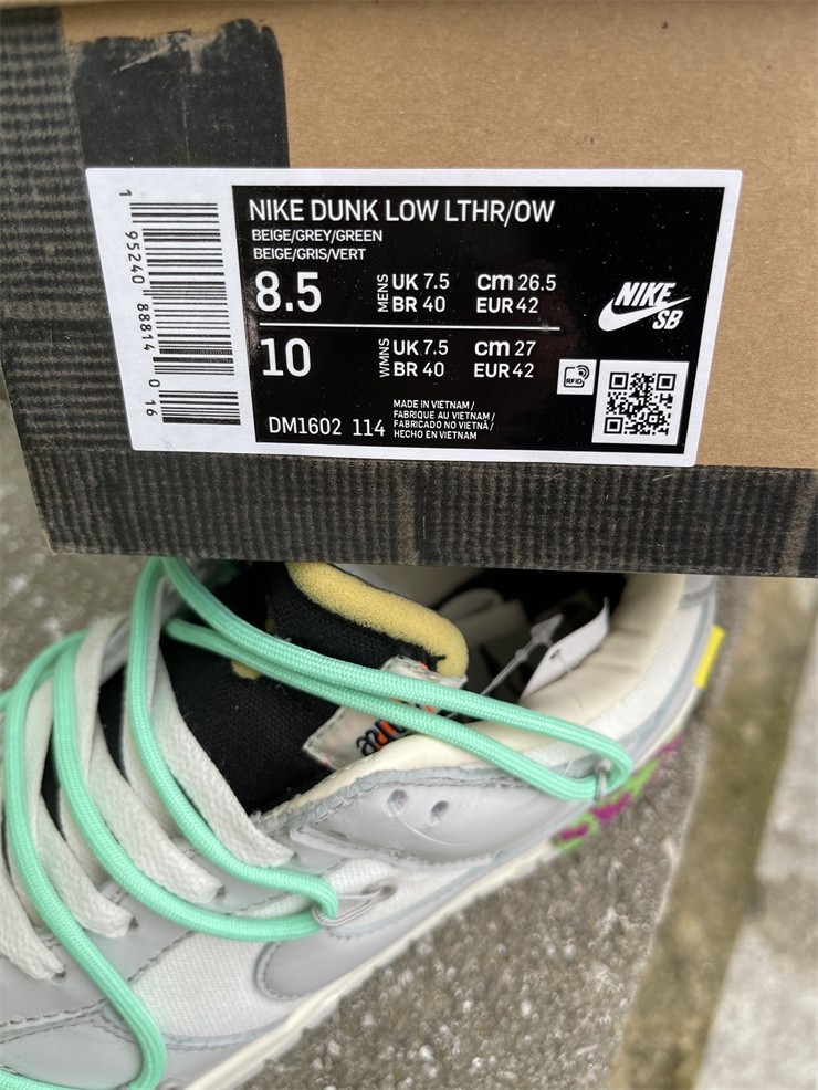 Off-White x Nike Dunk Low DM1602-114
